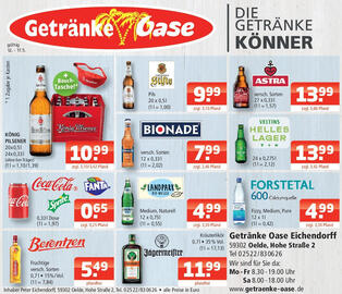 Getränke Oase Prospekt Seite 1