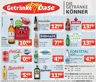 Getränke Oase Prospekt Seite 1