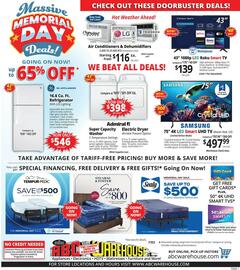 ABC Warehouse Weekly Ad week 20 Page 1