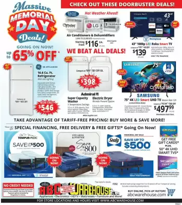 ABC Warehouse Weekly Ad (valid until 17-05)