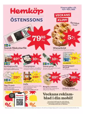 Östenssons reklamblad (giltig till och med 17-05)