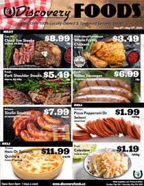 Discovery Foods flyer Page 1