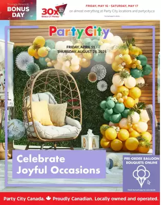 Party City flyer (valid until 21-05)