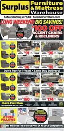 Surplus Furniture flyer week 20 Page 1
