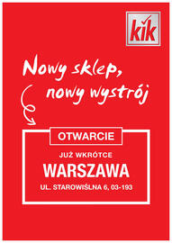 KiK gazetka Strona 1