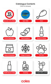 Coles catalogue week 20 Page 1