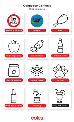 Coles catalogue (valid until 20-05)