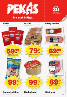 Pekås reklamblad (giltig till och med 17-05)