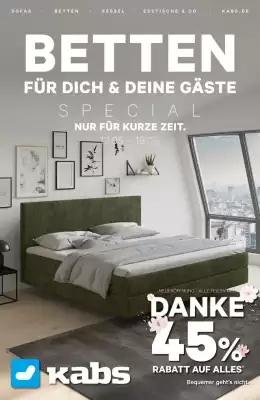 Kabs Polsterwelt Prospekt (gültig bis 18-05)