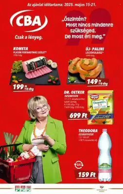 CBA akciós újság (érvényes eddig: 21-05)