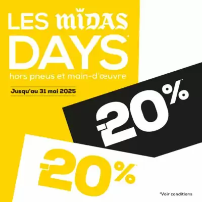 Catalogue Midas (valable jusqu'au 31-05)