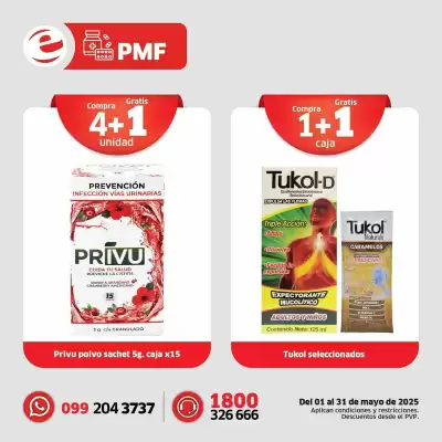Catálogo Farmacias Económicas (válido hasta 31-05)