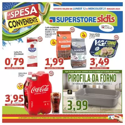 Volantino Superstore Sidis (valido fino al 21-05)