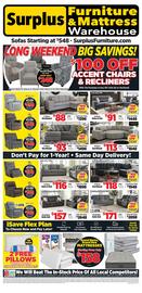 Surplus Furniture flyer Page 1