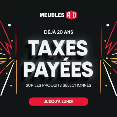 Meubles RD flyer (valid until 25-05)