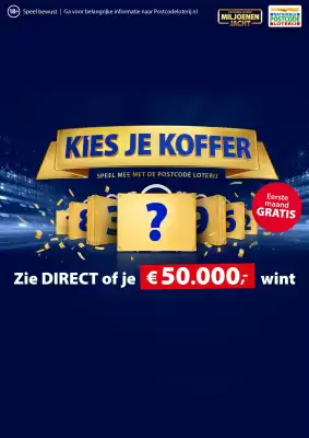 Nationale Postcode Loterij folder (geldig t/m 17-05)