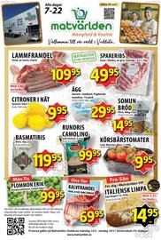 Matvärlden Tensta reklamblad vecka 20 Sida 1