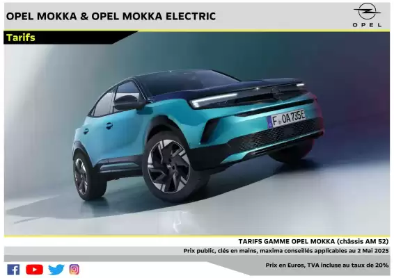 Catalogue Opel (valable jusqu'au 12-05)