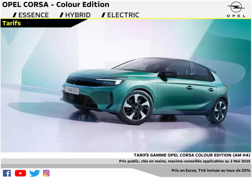 Catalogue Opel (valable jusqu'au 12-05)