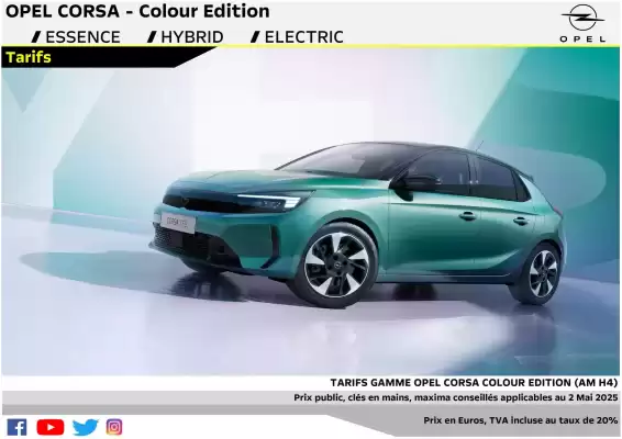 Catalogue Opel (valable jusqu'au 12-05)