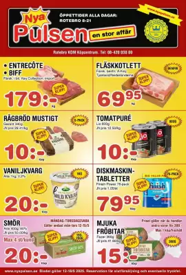 Nya Pulsen reklamblad (giltig till och med 17-05)