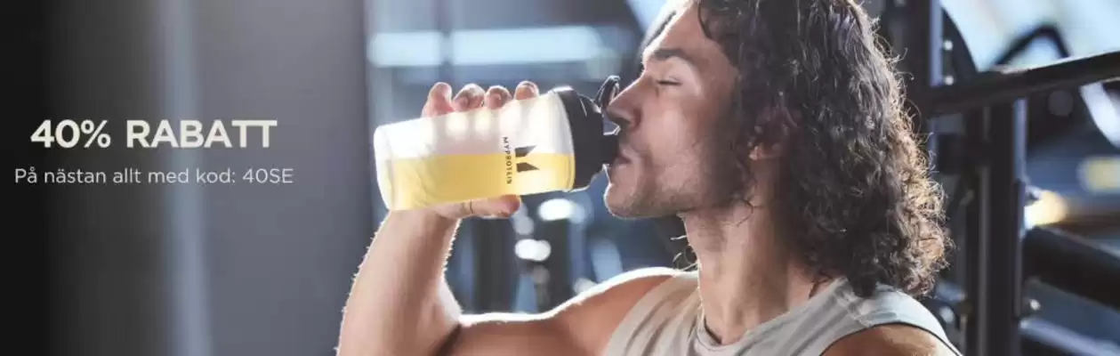 Myprotein reklamblad (giltig till och med 18-05)