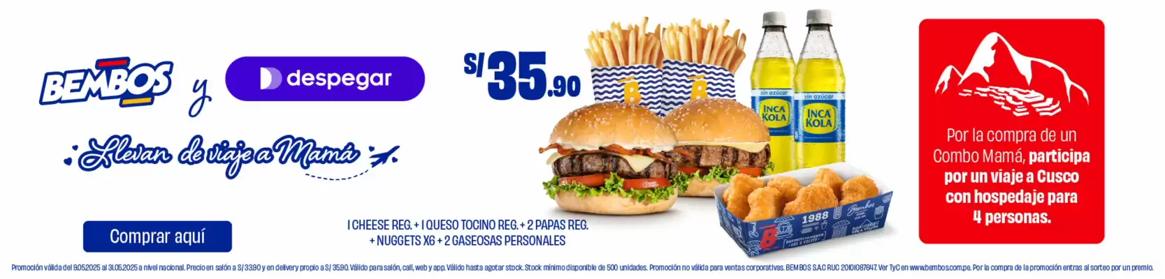 Catálogo Bembos (válido hasta 31-05)