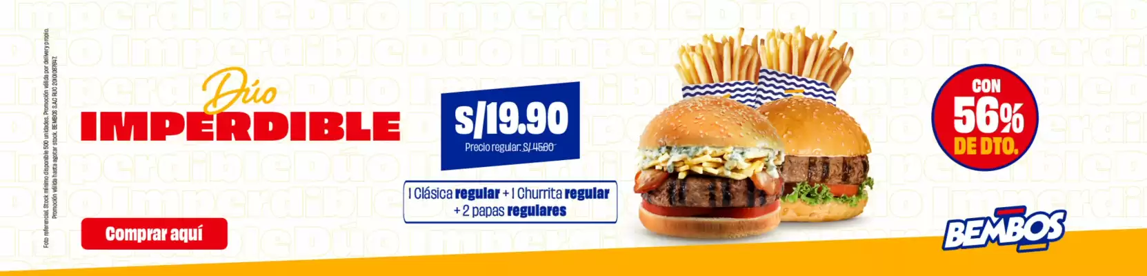 Catálogo Bembos (válido hasta 31-05)