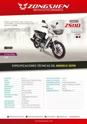 Catálogo Zongshen (válido hasta 31-05)