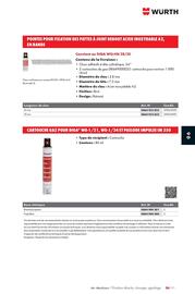 Catalogue Würth page 1067