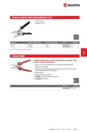 Catalogue Würth page 831