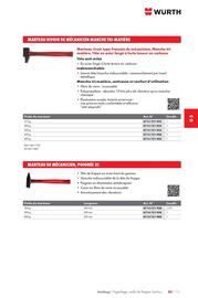 Catalogue Würth page 885