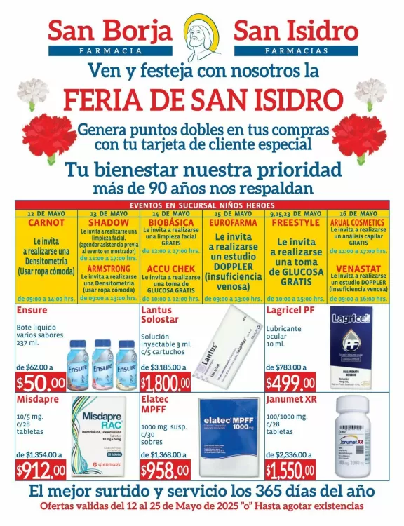 Catálogo Farmacias San Isidro y San Borja (válido hasta 25-05)