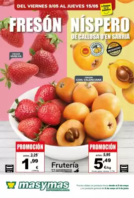 Folleto Masymas (válido hasta el 15-05)