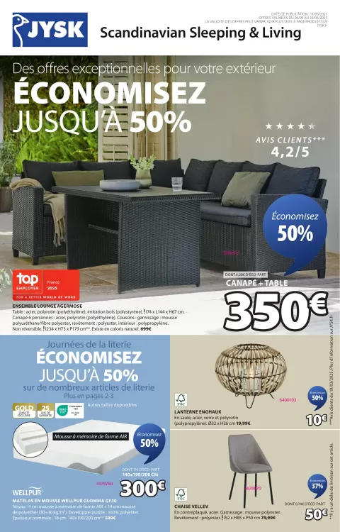 Catalogue JYSK (valable jusqu'au 16-06)