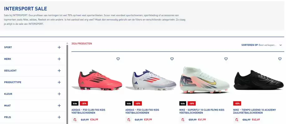 Intersport folder (geldig t/m 17-05)