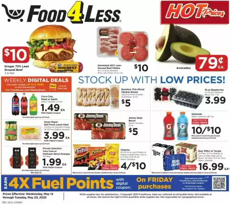 Food 4 Less Weekly Ad (valid until 20-05)
