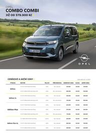 Opel leták | Combo Combi Strana 1