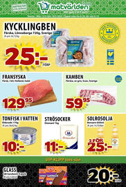Matvärlden Tensta reklamblad vecka 20 Sida 1