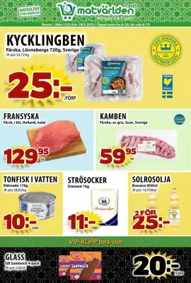 Matvärlden Tensta reklamblad