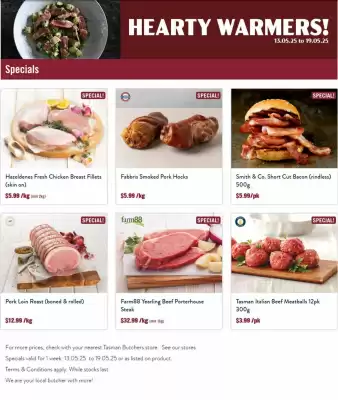 Tasman Butchers catalogue