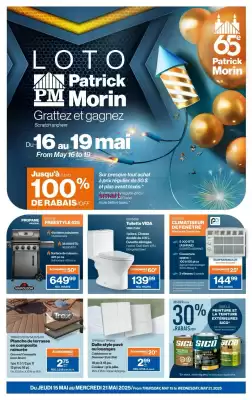 Patrick Morin flyer (valid until 21-05)