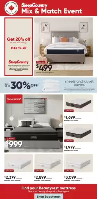 Sleep Country flyer (valid until 21-05)