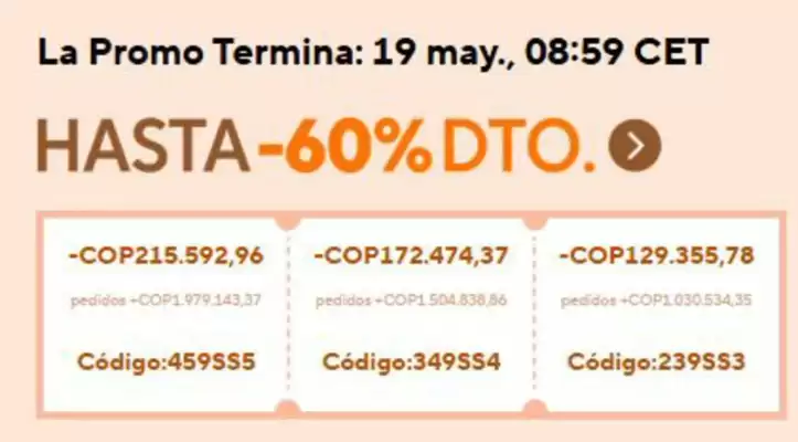 Catálogo AliExpress (válido hasta 19-05)