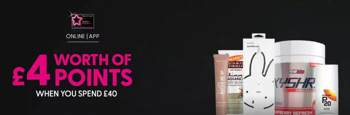 Superdrug leaflet (valid until 19-05)