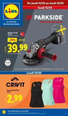 Catalogue Lidl (valable jusqu'au 19-05)