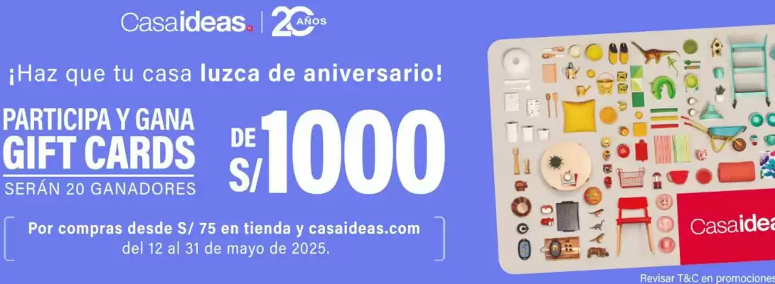 Catálogo Casaideas (válido hasta 31-05)