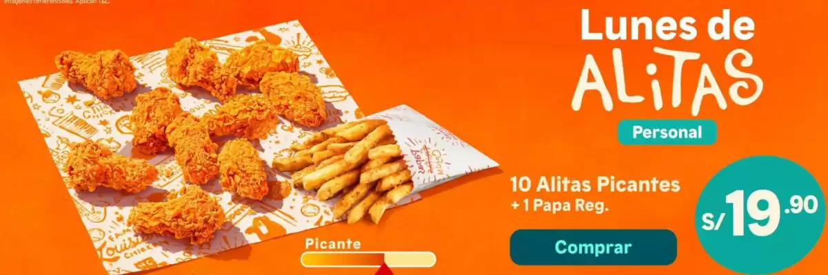 Catálogo Popeyes (válido hasta 26-05)