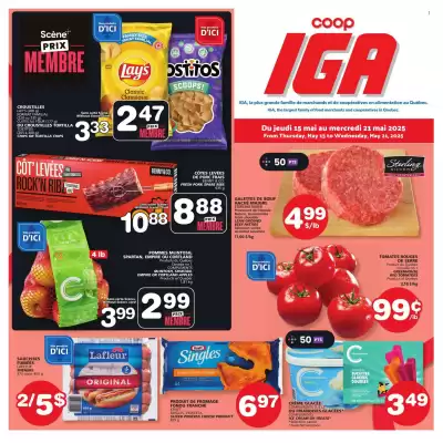 IGA flyer (valid until 21-05)
