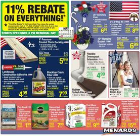 Menards Weekly Ad Page 1